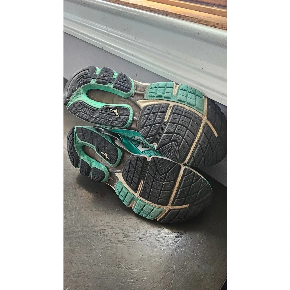 Mizuno Wave Inspire teal Blue‎ shoes size 9 - Picture 5 of 5